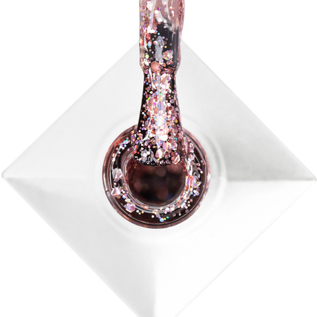 Vernis hybride Molly Nails Crushed Diamonds LA Star sans HEMA/Di-HEMA, 8 g, n° 534