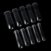 Plantillas superiores de doble túnel de longitud XL para la extensión de uñas Molly Nails, forma cuadrada, YQ-4, 120 unidades