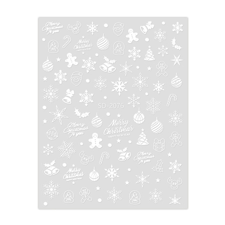 Molly Nails SD-2076 self-adhesive Christmas nail stickers