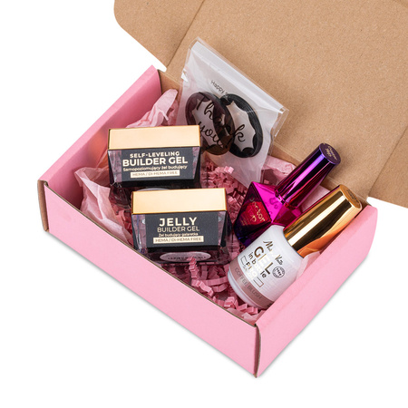 PRO MATCH SYSTEM 3+1 Coffee Blush: 3 гелі LED/UV по 15 г: Jelly&SelfLeveling;&Gel; у флаконі + Doctor Top 10 г БЕЗКОШТОВНО