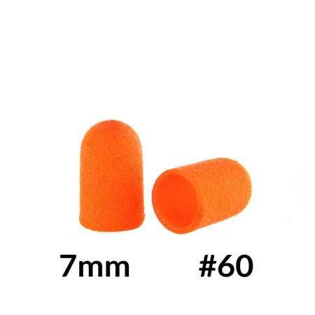 Capuchones para pedicura de 7 mm, gradación 60, 10 unidades, ABS, Podo AlleMed, naranja