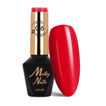 Smalto ibrido Molly Nails Classic di Monika Mielniczuk, senza HEMA/Di-HEMA, 8 g, n. C6