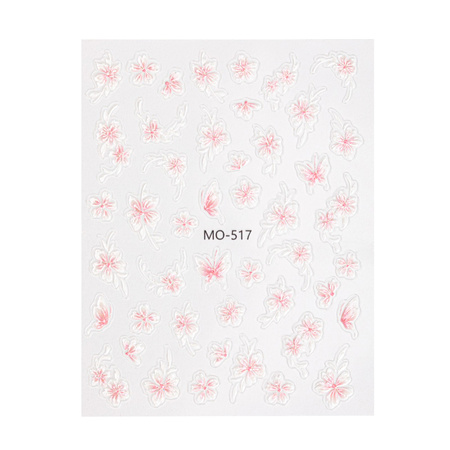 5D Self-Adhesive Flower Nail Stickers MO-517 Molly Nails