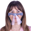 Mini-visière de protection réutilisable pour la bouche et le nez, universelle, grise, cousue