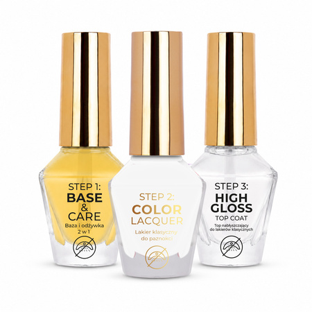 MollyNails Vinyl Effect System 3-STEP Essentials Set – Weiß