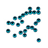 Strass en verre pour ongles SS10 Blue Zircon, environ 50 pièces.