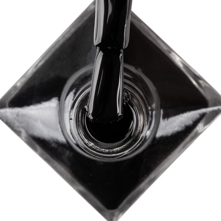 Classic Nail Polish STEP 2: Color Lacquer Vinyl Effect System MollyNails Black 10 ml
