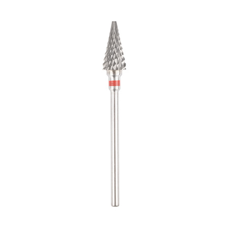 Fraise en carbure conique en forme de sapin pour enlever la matière, taille F, Large Cone ST 3/32, fine