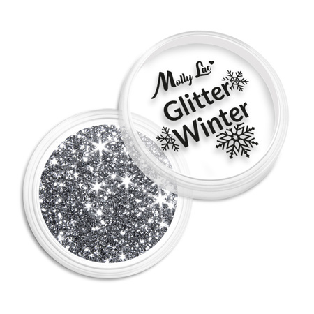 Пилок для нігтів MollyLac Glitter Winter 1 г № 1