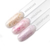 Milk rubber base with purple metallic flakes Flakes Rubber Base Milk&Purple; MollyLac HEMA/Di-HEMA Free 10 grams