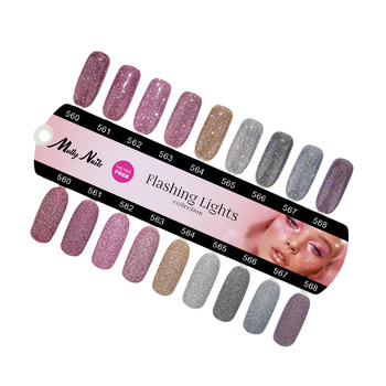 Palette Molly Nails « Flashing Lights » : brillant et mat, 9 couleurs
