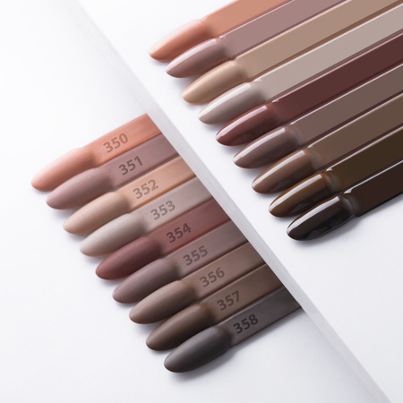 Set of 9 colors Choco Dreams Molly Nails Hema/di-Hema free + base and top coat FREE (X-Bond Base, Doctor Top)