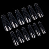 Górne formy dual do budowy paznokci z podziałką Molly Nails balerina YQ-3 120 szt