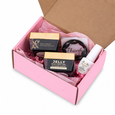 Molly Nails PRO MATCH SYSTEM 2+1 Milky 2 Aufbau-Gele + Doctor Top 15 g