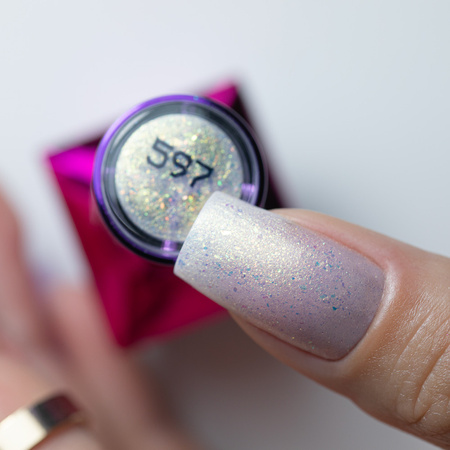 Vernis hybride MollyLac Mermaid Whispers Pearl Elixir 10 g n° 597