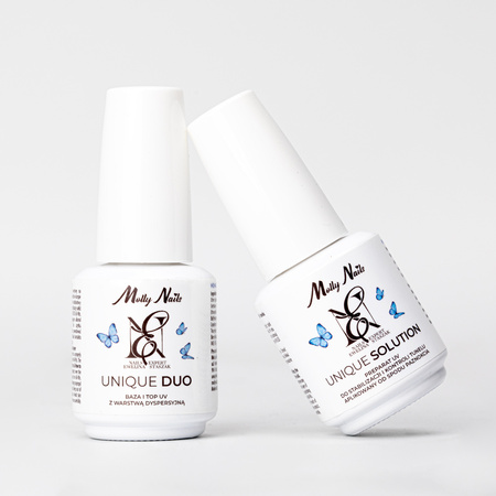 Baza & Top UV z warstwą dyspersyjną Unique Duo by Ewelina Staszak MollyNails HEMA/Di-HEMA Free 15 g