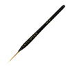 Liner-Pinsel für Verzierungen, schwarz, Borstenlänge 9 mm, Laskovska Brushes