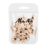 Molly Nails 3D brown teddy bear nail decorations, 20 pieces
