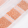 Boîte de décorations Molly Nails en rose doré, 1 000 pièces