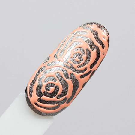 Creative Flow Color Gel - kreatywny NailArt żel do efektu topniejących, miękkich wzorów Molly Nails Peach Milk HEMA/Di-HEMA free 5 g