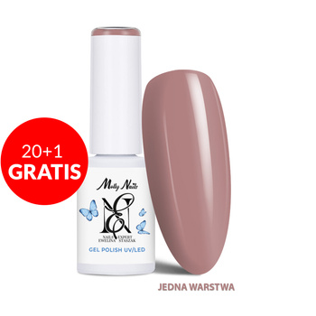 20 + 1 gratis LED/UV-Gel-Nagellack Molly Nails by Ewelina Staszak Talizman T11 Rosa Opal 7 g