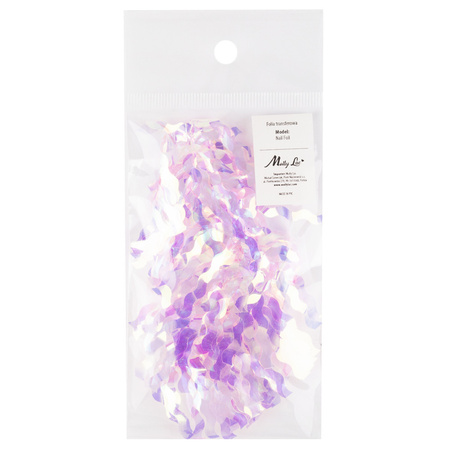 Holographic cellophane nail art film with a glass effect, No. 9
