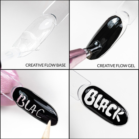 Creative Flow Color Gel - Gel creativo para Nail Art con efecto de diseños difuminados y suaves Molly Nails Lavender Sin HEMA/Di-HEMA 5 g