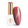 Esmalte híbrido LED/UV Gel Polish Pinks Cat Eye Metallic n.º 211 Molly Nails sin HEMA/Di-HEMA, 8 g