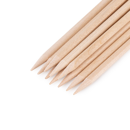 Bâtonnets en bois d'oranger MollyNails, lot de 10, longueur 11,4 cm