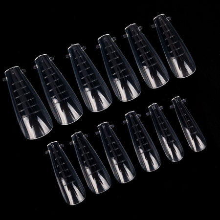 Górne formy dual do budowy paznokci z podziałką Molly Nails balerina YQ-3 120 szt