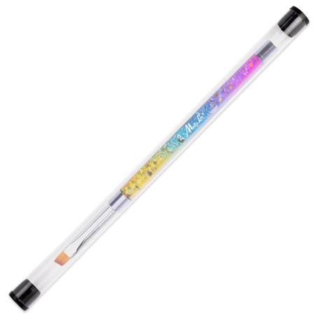 Pinceau biseauté pour gel et décorations One Stroke Pro Rainbow MollyLac n° 6