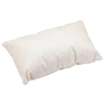Armrest cushion for manicure, glittery white
