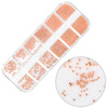 Boîte de décorations Molly Nails en rose doré, 1 000 pièces