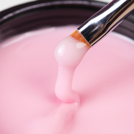 Budujący żel samopoziomujący twardy średniogęsty builder gel self leveling Molly Nails Cherry Blossom HEMA/Di-HEMA Free 50 g
