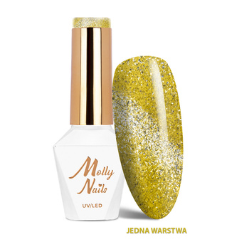 Cat Eye Glacier Crush No. 256 LED/UV Gel Polish by Golden Molly Nails – HEMA/Di-HEMA Free, 8g