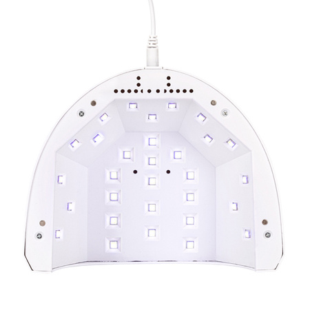 Lampa do paznokci UV/LED 48W Molly Nails do lakierów hybrydowych żeli i akrylożeli biała SUN 1S PRO 3m długości kabla