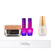 PRO MATCH SYSTEM 3+1 Milky: 50g gel: SelfLeveling + 2x Base + Doctor Top 15g FREE