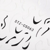 Self-adhesive nail stickers, designs STZ-CS063