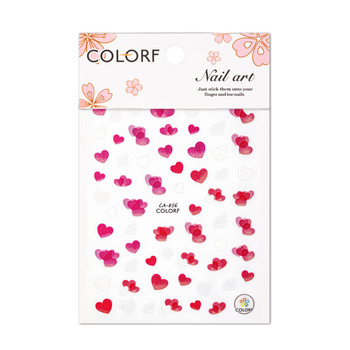 Adesivi per unghie a forma di cuore per San Valentino CA-856