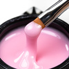 Selbstnivellierendes Builder-Gel, hart, mittlere Viskosität, Molly Nails Candy Pink, HEMA/Di-HEMA-frei, 15 g