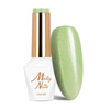 Molly Nails Hybridlack „Green Party Glitter Green“, HEMA/Di-HEMA-frei, 8 g, Nr. 81