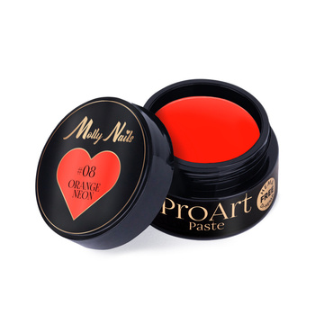 Pasta decorativa ProArt Paste Molly Nails Orange Neon senza HEMA/Di-HEMA 5 g n. 8
