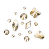 Décorations pour ongles MollyNails : strass dorés assortis, 150 pièces