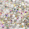 Strass pour ongles en verre SS10 Crystal AB, environ 1440 pièces par paquet