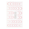 Adhesivos gradientes para uñas / French / Ombré / Línea de sonrisa francesa, 34 unidades, color rosa, STZ51