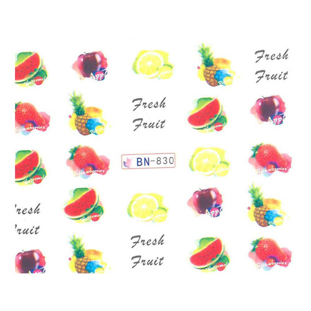 Fruit Water Nail Stickers BN-830