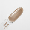 Кольоровий топ-лак без змивання Crystal Glass Molly Nails Light Brown, без HEMA/Di-HEMA, 10 г
