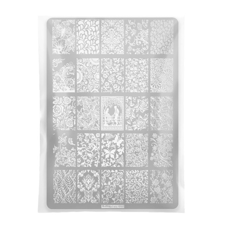 Plaque à motifs pour tampons plus-002