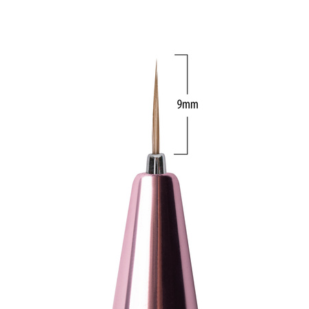 Pędzelek do zdobień automatyczny Liner medium Pro Art rose gold Molly Nails 9 mm