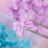 Box with decorations: bows, flowers, pearls BKHZ-003